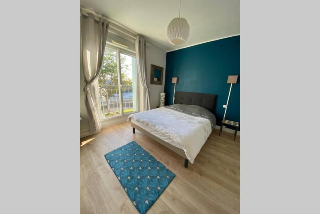 Milin : Appt 2 Ch Vue Sur Mer, Lumineux - Centre-Ville, Proche Facs, Telepherique Et Arsenal. 브레스트 외부 사진